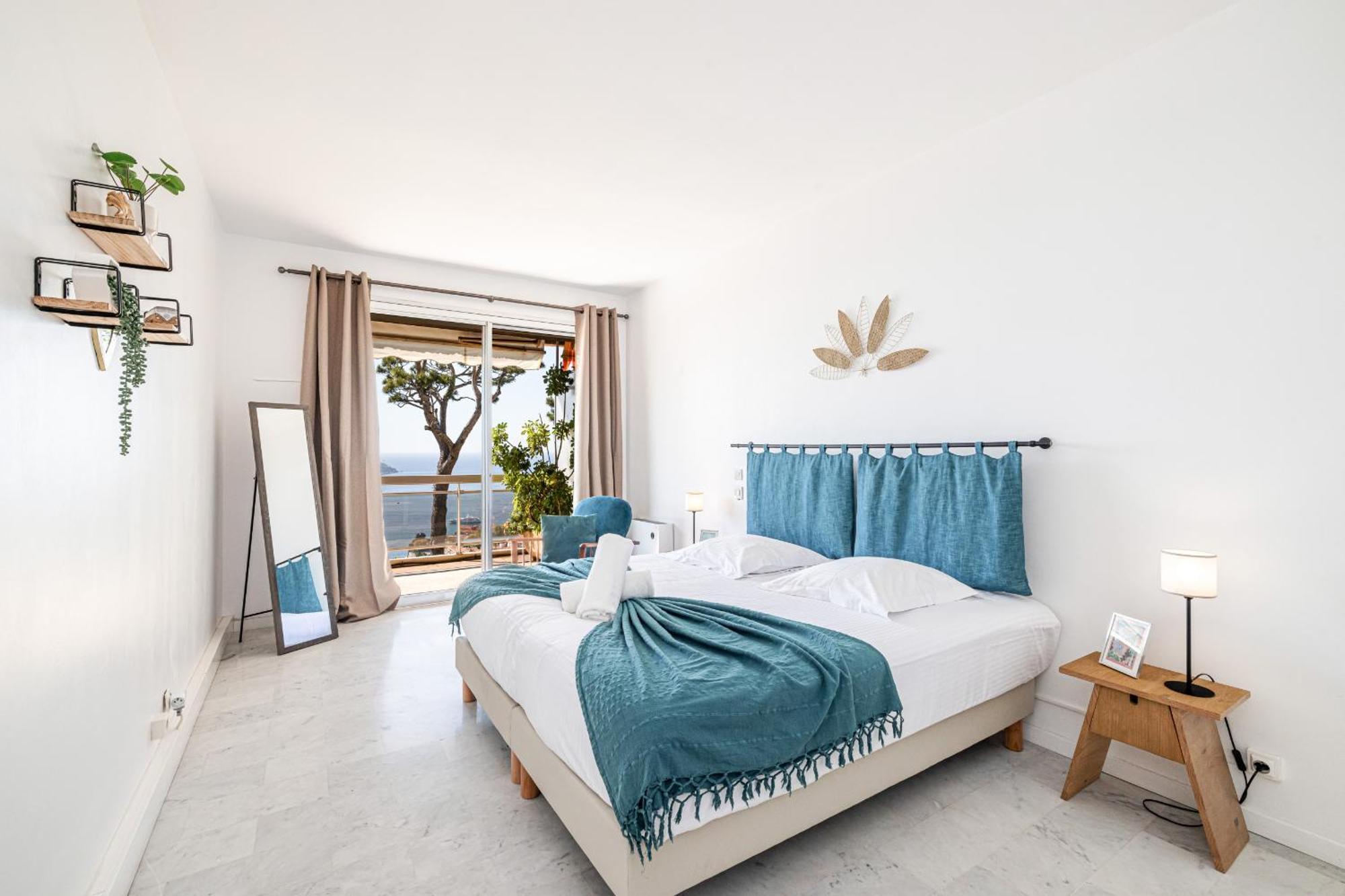 דירות וילפראנש-סור-מר Extraordinary Sea View - 1 Bdr With Ac מראה חיצוני תמונה