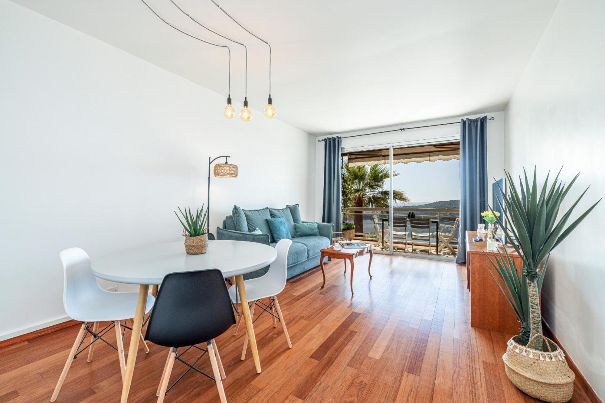 דירות וילפראנש-סור-מר Extraordinary Sea View - 1 Bdr With Ac מראה חיצוני תמונה