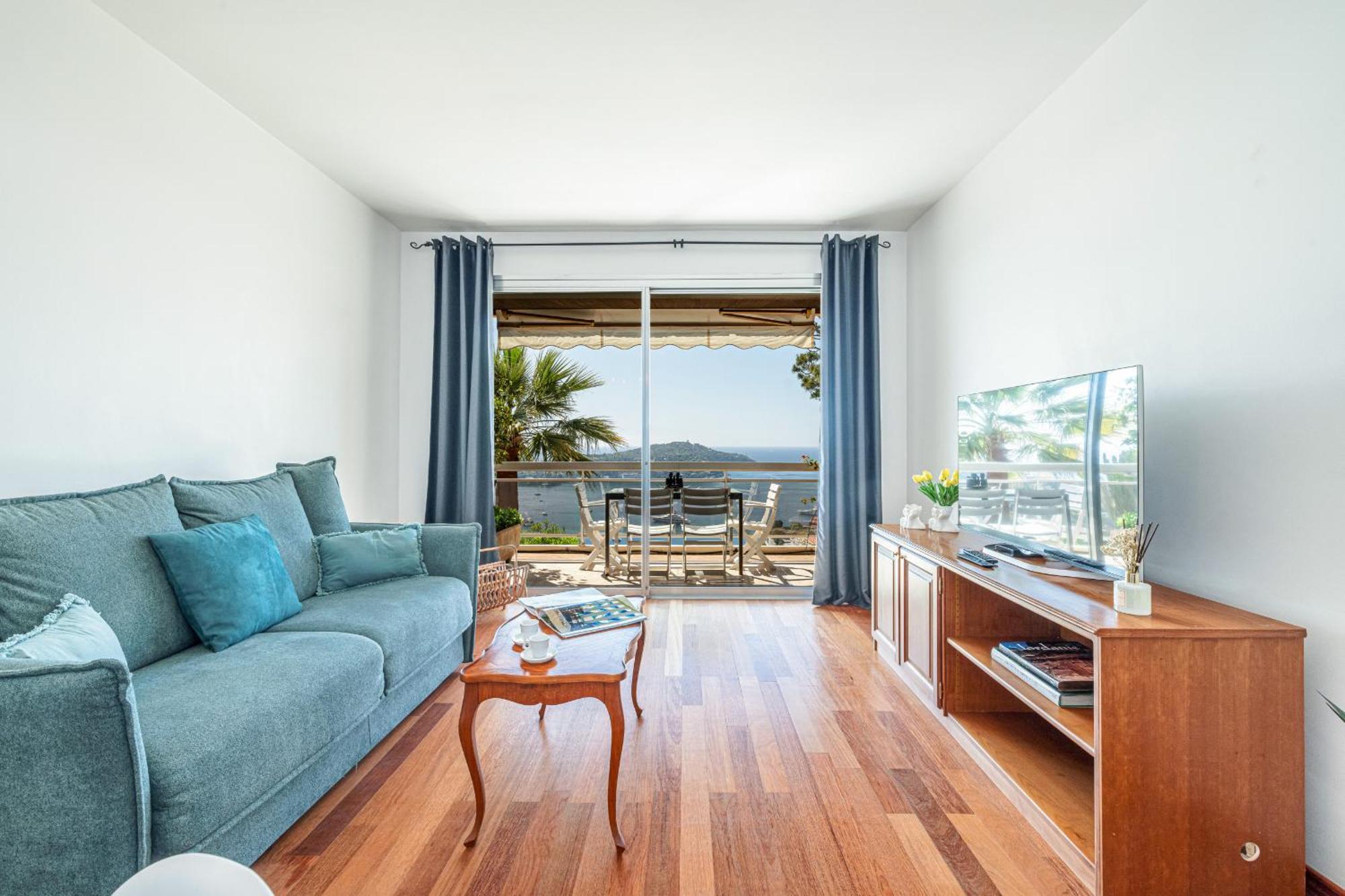 דירות וילפראנש-סור-מר Extraordinary Sea View - 1 Bdr With Ac מראה חיצוני תמונה